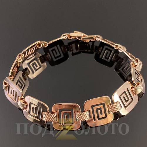 Широкий женский браслет без камней KZK8504