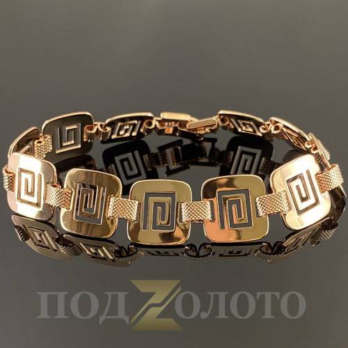 Широкий женский браслет без камней KZK8504
